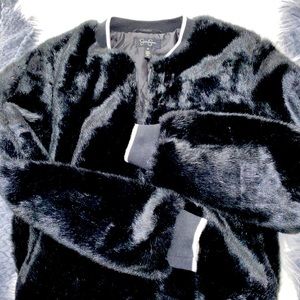 Faux fur jacket
